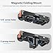 VRlG Magnetic Quick Release Mount for Insta360 GO3S/GO3 with Charging, Aluminum snap-On Magnetic Base with Foldable Adapter and 1/4