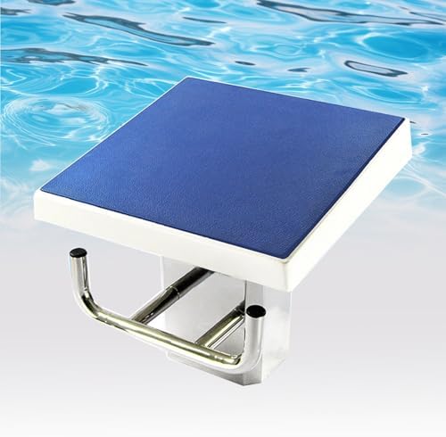 Standard Pool Diving Platform with Skid Resistant Rubber Handle, Stainless Steel Base, Ideal for Training & Competition, Perfect for Professional Athletes & Individual Use