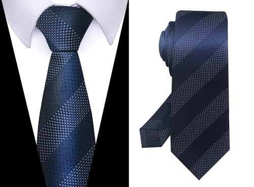 Image of Passabin Tie For Men Necktie Woven Jacquard Neck Ties Set 6 PCS
