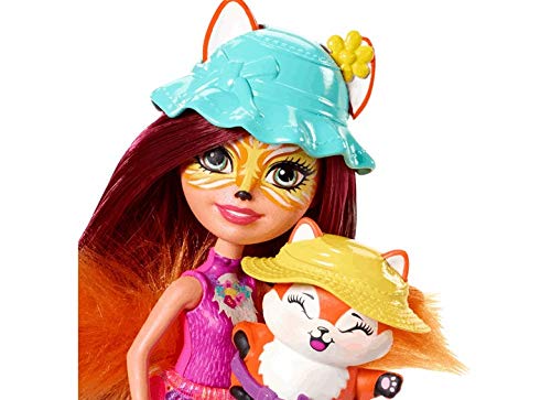 Mattel ENCHANTIMALS Playground Adventures PLAYSET + Felicity Fox Doll & Flick Figure