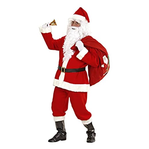 Déguisement du Père noël Américain complet (Standard - Taille unique jusqu'au 54)