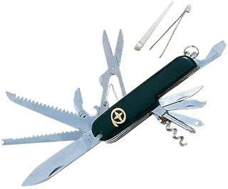 Whetstone Cutlery 13 Function Swiss Type Pocket Knife, Black - Whetstone Cutlery