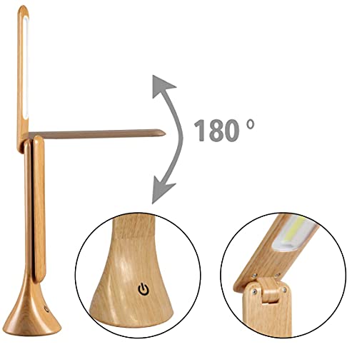 FISHTEC LED Bürolampe - 20 LED COB - Nachttischlampe Touch Bedienung - Tischlampe mit 3 Helligkeitsstufen - 180… – Bild 8