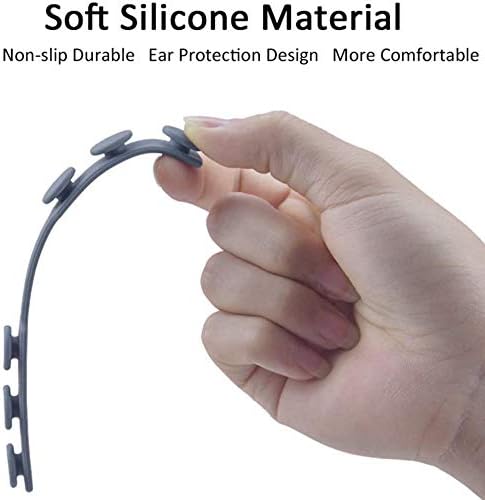 Adjustable Anti-Slip Mask Ear Grips Extension Hook,Ear Savers for Masks,Anti-Slip Ear Savers Protector Adjuster 4PCS
