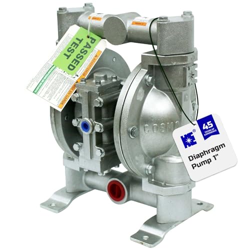 Cosmostar D0906 Doppelmembranpumpe (Aluminiumgehäuse, Teflon-Kugel, Sitz und Membran)