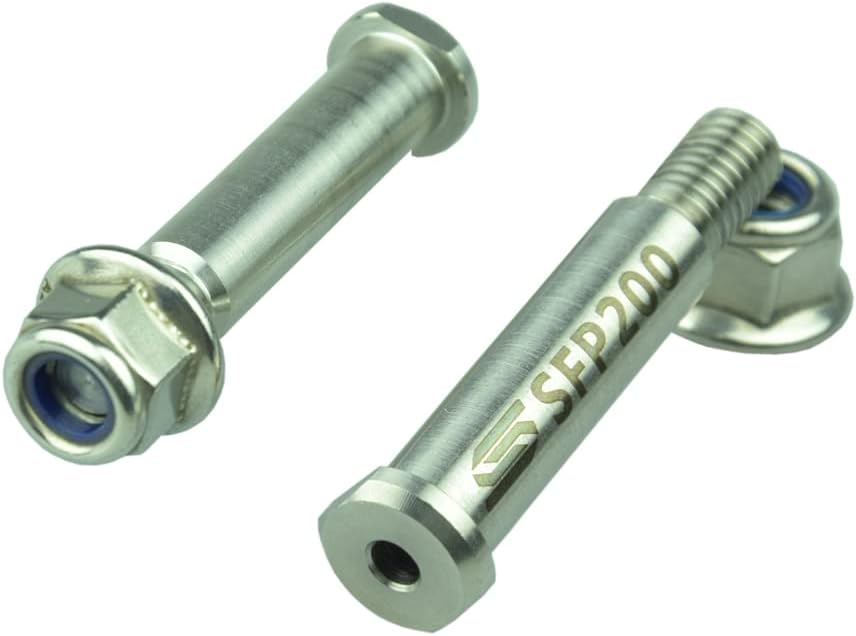 SCAR Stainless Steel Foot Peg Footrests Footpegs Pins compatible with HONDA CR CRF CRFRX CRFX 125 150 250 450 KAWASAKI KX KXF KXX 02-26