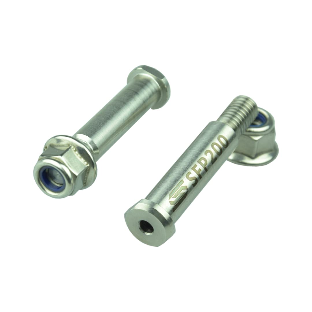 SCAR Stainless Steel Foot Pegs - Compatible With Honda CRF & Kawasaki KX Models (2002-2025)