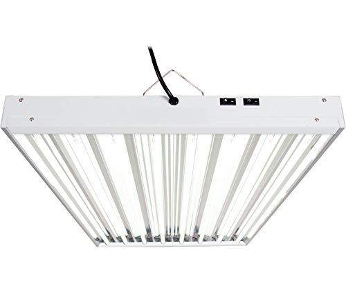 Hydrofarm Agrobrite FLT48 T5 Fluorescent, 4 Foot, 8 Tube Grow Light System, 1 Count (Pack of 1), White - Thumbnail 2