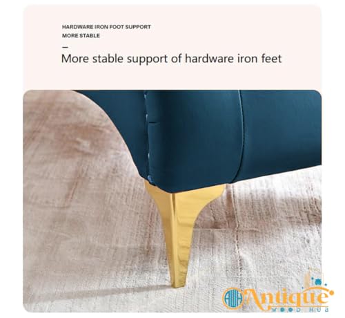 Image of Lazy Couch and Reclining Sofa /Recliner Chaise Longue /Fabric recliners /for Bedroom /Living Room /Office Reception Recliner Lounge Sofa and Armchair (Teal)