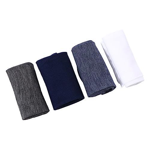 Leadigol 10 Pairs Mens Ultra Thin Dress Socks,Soft Sheer Business Socks,Ultra Thin Breathable Ankle Socks,Silk Sheer Dress Socks4