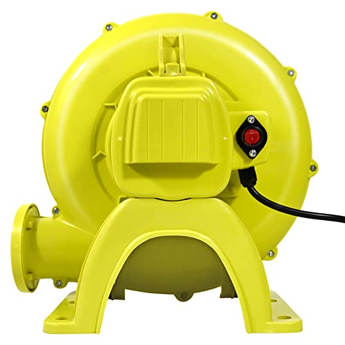 Luftgebläse, 450 W aufblasbares Hüpfburg-Luftgebläse-Pumpengebläse Kommerzielles aufblasbares Hüpfburg-Gebläse, perfekt für aufblasbare Hüpfburgen, Wasserrutschen, Hüpfburgen und Sprungrutschen