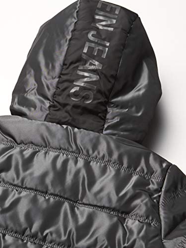 Calvin Klein boys Heavy Weight Hooded Legacy Bubble Jacket With Polar Fleece Lining4