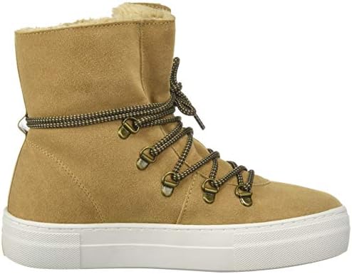 Skechers Women's Alba-High Hugs. Tall Suede lace up Sneakerboot. Sneaker, cml, 6.5 M US | Image 5