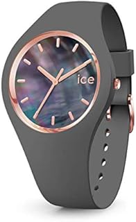 Ice-Watch - ICE pearl Grey - Damski szary zegarek z silikonowym paskiem - 016938 (Medium)