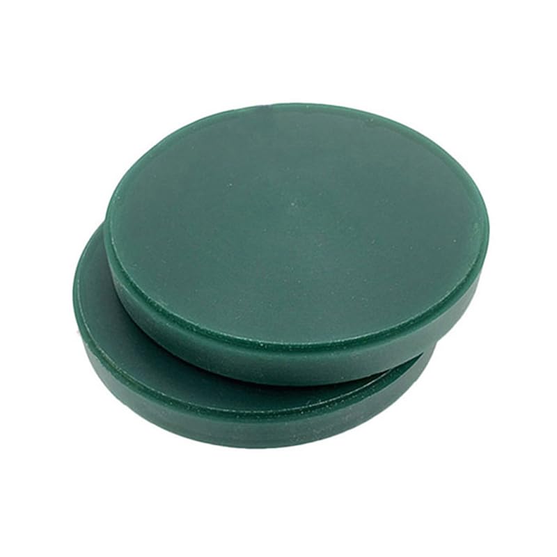 5 Discos de Cera Dental, Materiales de Laboratorio, Herramientas for Laboratorio de odontología, Tallado CAD/CAM, Bloque de Cera Verde, 98 x 12-25 mm(98mm 25mm)