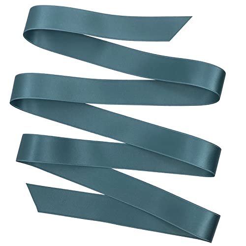 Ruban bleu sarcelle polyester Morex Ribbon pour nœuds impeccables - 3