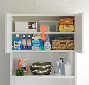 Amazon｜日本製 洗濯機ラック NC‐1880｜ランドリー収納 オンライン通販