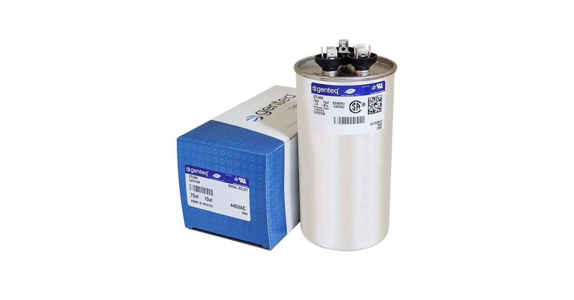 29W09-70 + 10 uf MFD 440 Volt VAC - Lennox Round Dual Run