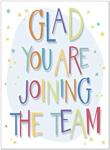 25 Employee Welcome to the Team Cards - Colorful Star Design - 26 White Envelopes - FSC Mix - Image 2