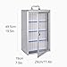OVOGGPAN Aluminum Alloy Cell Phone Locker for Classroom Desktop Mobile Phone Organizer Wall-Mounted Cell Phone Locker Box Cell Phone Holder Storage Cabinet(29x19x49.5cm-36Slots)