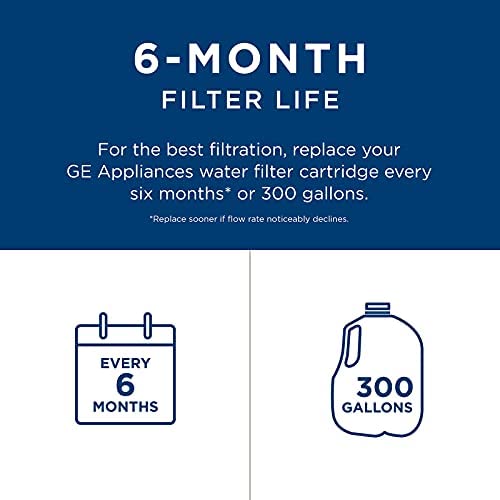Ge Mswf Refrigerator Water Filter | Certified To Reduce Lead, Sulfur, And 50+ Other Impurities | Replace Every 6 Months For Best Results | Pack Of 1 #TOP6