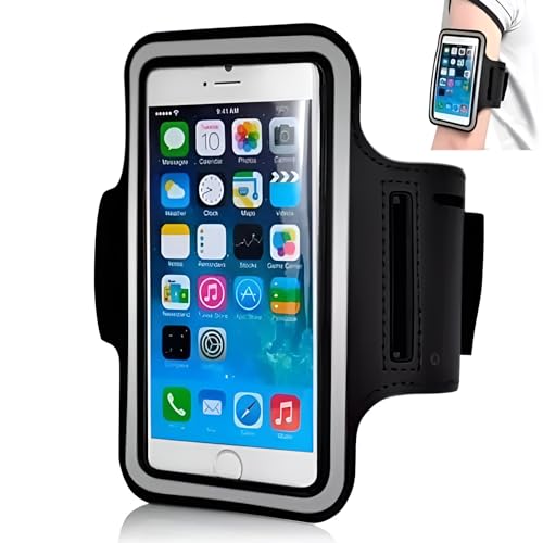 Suporte Braçadeira 4Leader para Celular, Impermeável e Ajustável, Ideal para Corrida, Ciclismo e Aca