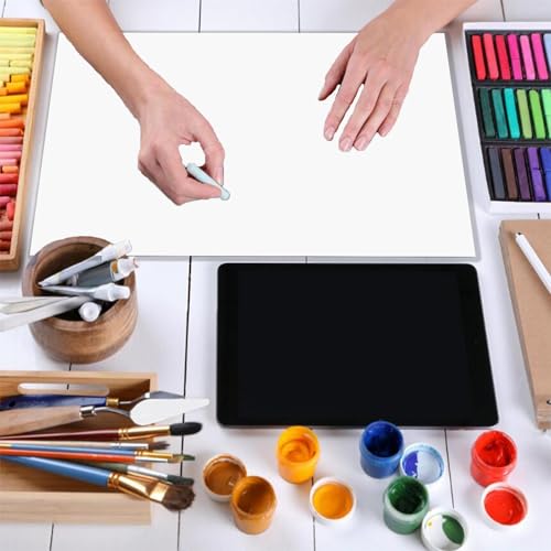Cartolina branca, 25 folhas de papel grosso de 21 x 27 cm, papel para impressora MEIOPUOYEAM 250gsm/