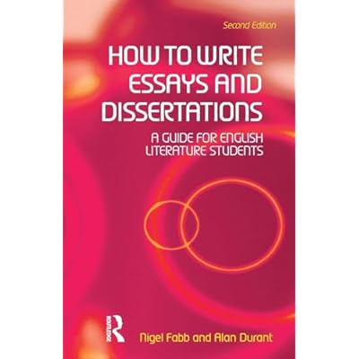 How to Write Essays and Dissertations