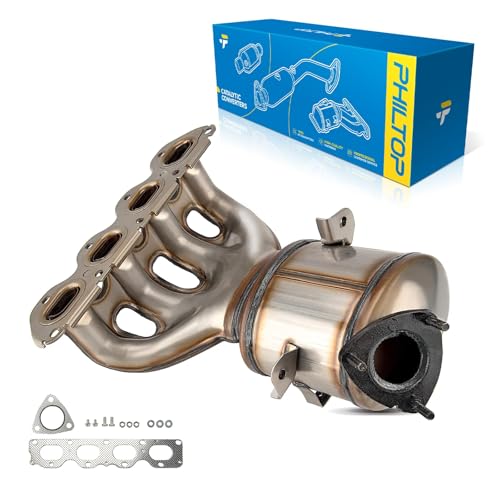 PHILTOP Catalytic Converter Kit Compatible with Chevrolet, Saturn 2012-2017 Sonic 1.8L, 2011-2015 Cruze 1.8L, 2016 Cruze Limited 1.8L, 2008 Astra 1.8L Replace# 16657, 641449(EPA Compliant)