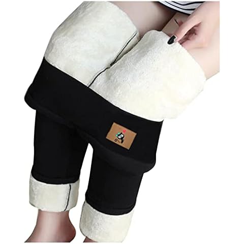 Warm Leggings for Women Winter, Fleece Lined Leggings Women Winter Thick Tights Velvet Pants Tummy Control Soft Stretchy (#09, Medium) Cover