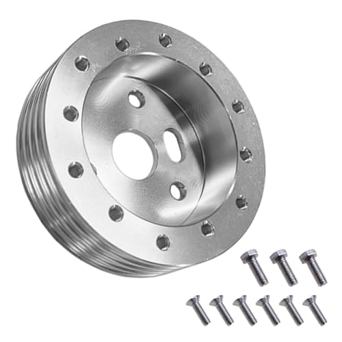 1 Steering Wheel Hub Adapter Spacer Grant Steering Wheel Adapter Boss Kit for Conversion 6 Hole to 3 Hole (Sliver 1 inch)