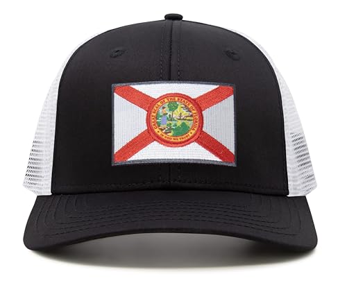 Image of International Tie State Hat for Men and Women, Adjustable Snapback Trucker Baseball Cap with Embroidered Patch