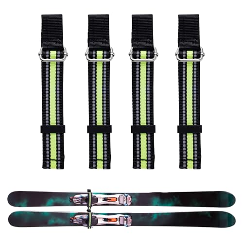 8pcs Ski Brake Retainer Strap, New Upgraded More Firm Snowboard Binding Brake Bands Retainers Durable Snowboard Brake Retainers Not Easy to Break Practical Outdoor Sports Ski Tuning Accessories