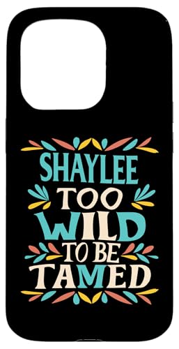 SHAYLEE Name Cute Retro Girls Wildflower SHAYLEE Name X}zP[X iPhone 15 Pro p