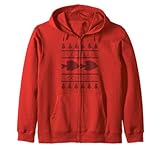 Photo Gallery ugly christmas bluegill felpa con cappuccio Photo Gallery ugly christmas bluegill felpa con cappuccio
