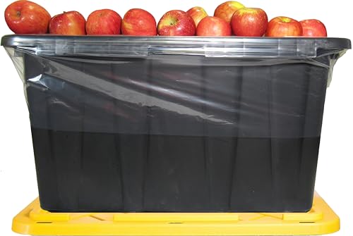 Image of True Liberty Bin Liner - All-Purpose Storage Bag Liner 25-37 gal. Tote Bin, 48 inch x 30 inch (100-Pack)
