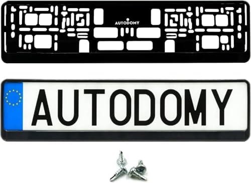 Autodomy Pack of 2 Car License Plate Holders 520 x 110 mm | Appro...