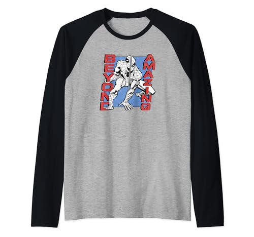 T-shirt Spider-Man Raglan Split Panels pour les 60 ans Marvel