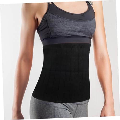Faja térmica de cintura para mujer y hombre, color negro miniatura 2