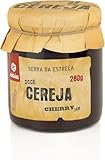 Mermelada de Cerezas - Frasco de 280g - Cerezas Dulces y Jugosas - Ideal para Postres y Desayunos - Sin Aditivos Artificiales - Producto Gourmet de Origen Portugués