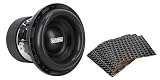 Sundown Audio X-12 V.3 D2 Bundle: 12 in 5000-Watt Peak/2500-Watt RMS Dual 2-Ohm Car Subwoofer, RockMat 37-15 37 Sq Ft 60 Mil Sound Vibration Deadener Kit, 2-Items