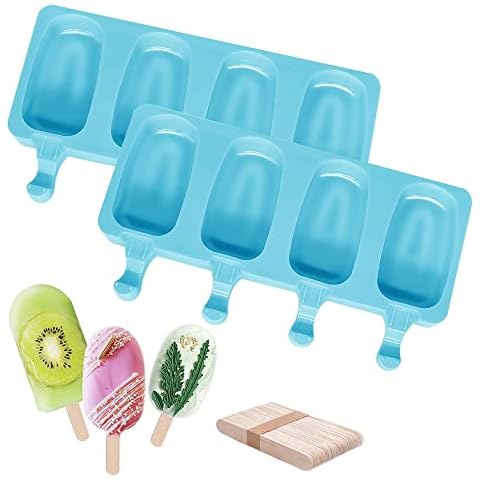 [2 Unidades] Molde Helado 4 Cavidades Cover