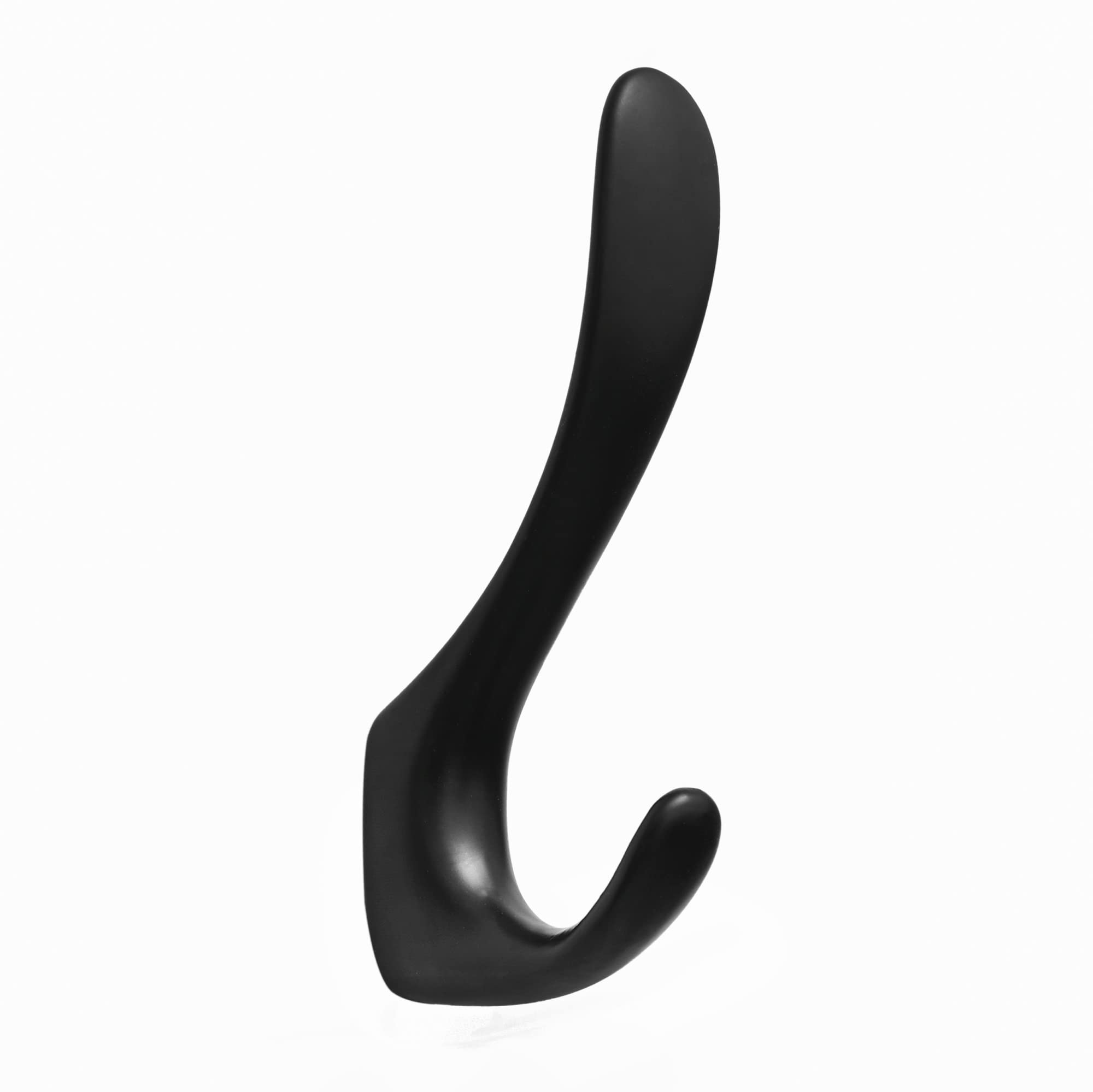 Gancho Perchero Gancho de Pared for el hogar Matte Black Home Decoration Accesorios for Capas y Llave de Chaqueta Gancho Multifuncional montado en la Pared Ganchos Percheros