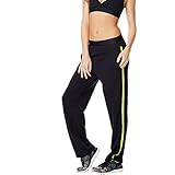 Formbeständigkeit Zumba Fitness Damen Jammin \'z-dri Jersey Pants, Damen, Back to Black, XX-Large