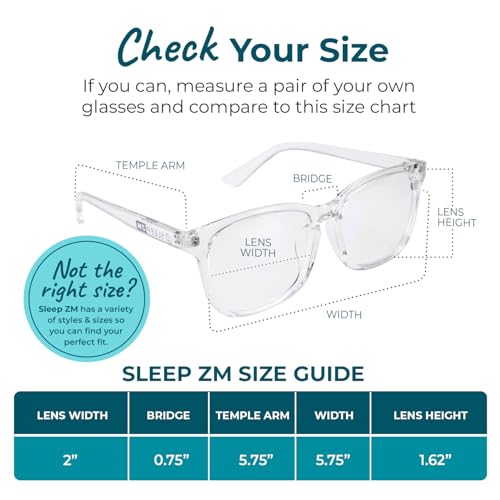 Image of Sleep ZM Blue Light Blocking & Light Sensitivity Glasses - 14 Lens Types for Comfort, Relaxation, Sleep & Relief