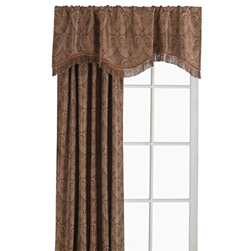 Style Selections0245153 Raja 84-in L Paprika Rod Pocket Curtain Panel