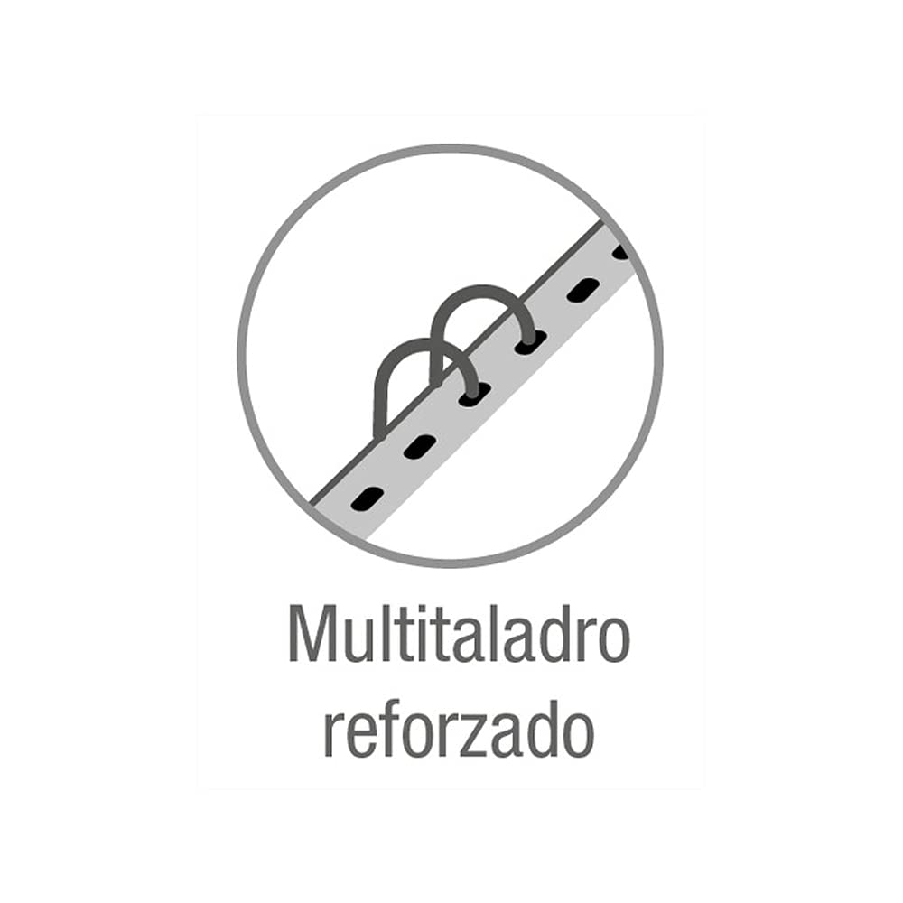 Elba, Fundas Plástico A4 Transparente, 100 Unidades, Multitaladro, Polipropileno Piel de Naranja 70μ