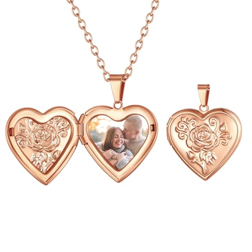 FindChic Photo Locket Necklace