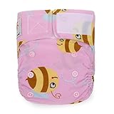 Kawaii Baby Newborn Reusable Cloth Diaper Pure & Natural 6 - 22 Lb. With 2 Microfiber Inserts 