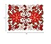 Simhomsen Embroidered Christmas Holidays Red Poinsettia Placemat 12 × 18 Inch Set of 6